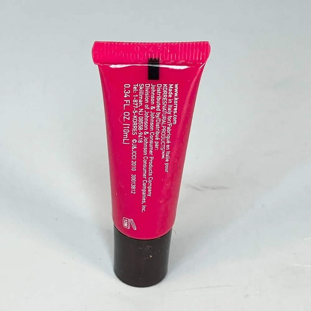 Korres Lip Butter Glaze Moisturizing Vibrant Color Quince Red .34 fl oz 10ml New